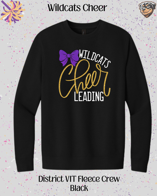Wildcats Cheerleading Adult Crew Neck