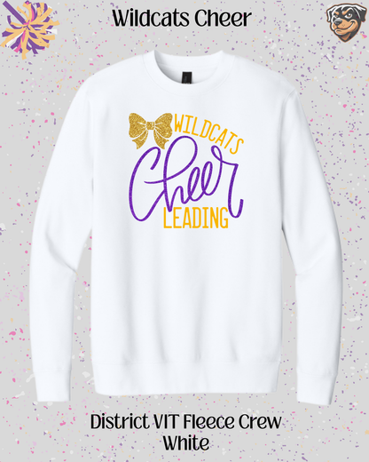 Wildcats Cheerleading Adult Crew Neck