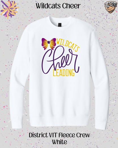 Wildcats Cheerleading Adult Crew Neck