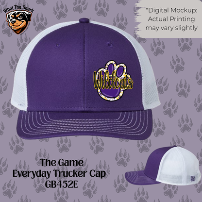 Wildcats Paw Print Trucker Cap