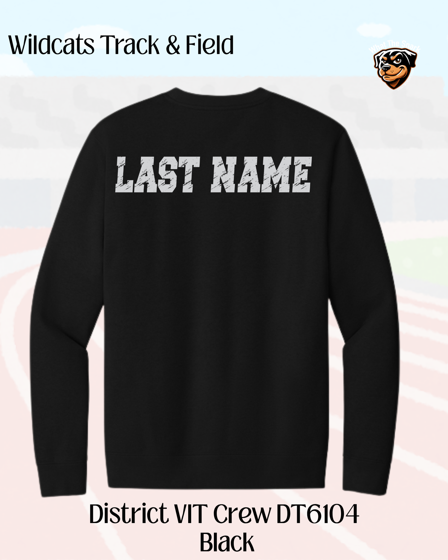 WR Run. Jump. Throw. Repeat Crew Neck Sweatshirt