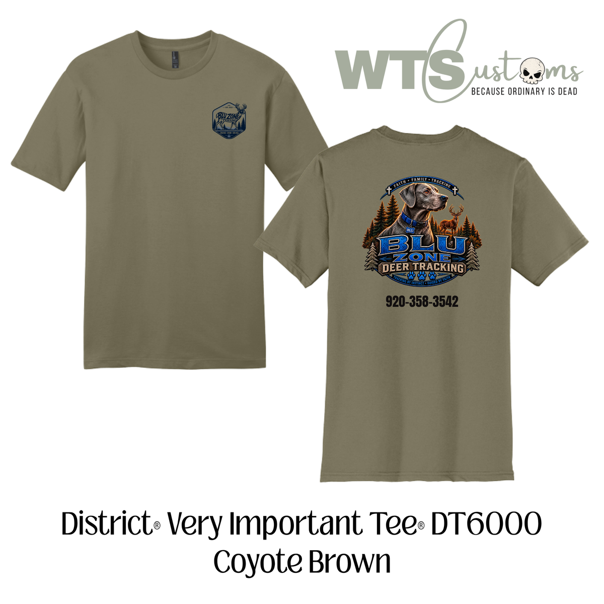 Blu Zone District Very Important Tee