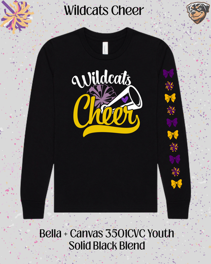 Wildcats Cheer Youth Long Sleeve