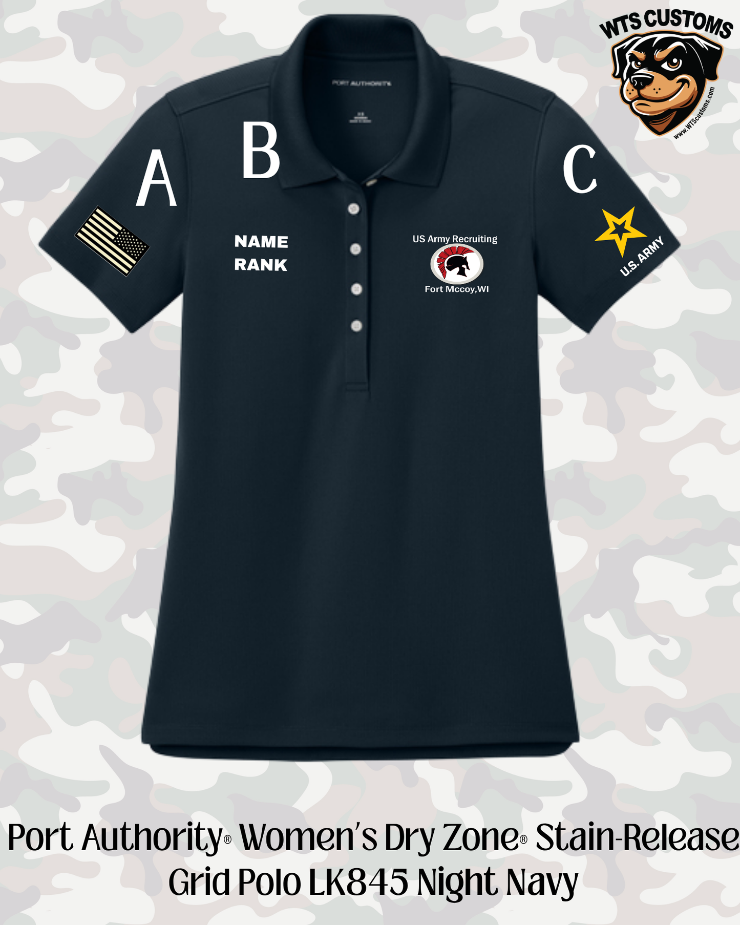 Fort Mccoy Port Authority Womens Polo