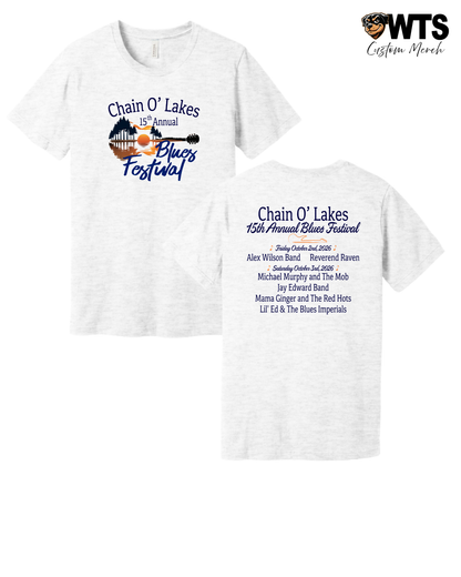 Blues Festival Sunset Graphic T-Shirt