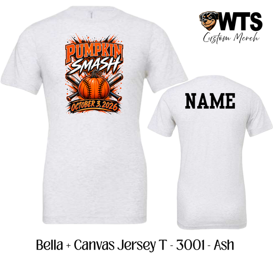 Pumpkin Smash Bella + Canvas Cotton Tee