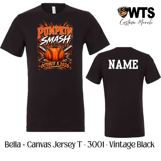 Pumpkin Smash Bella + Canvas Cotton Tee