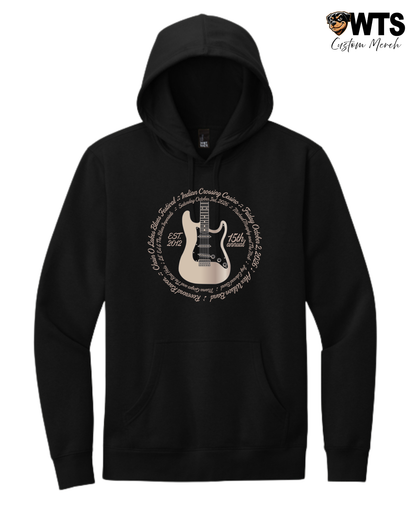 Blues Festival Artist Roster Graphic Hoodie