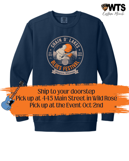 Chain O' Lakes Blues Festival '26 Crewneck Sweatshirt