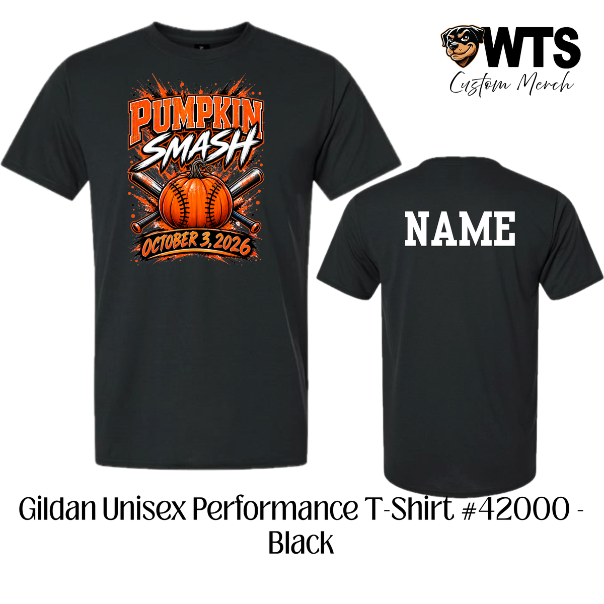 Pumpkin Smash Performance Tee