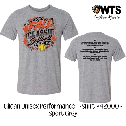 Fall Classic Performance Tournament Tee