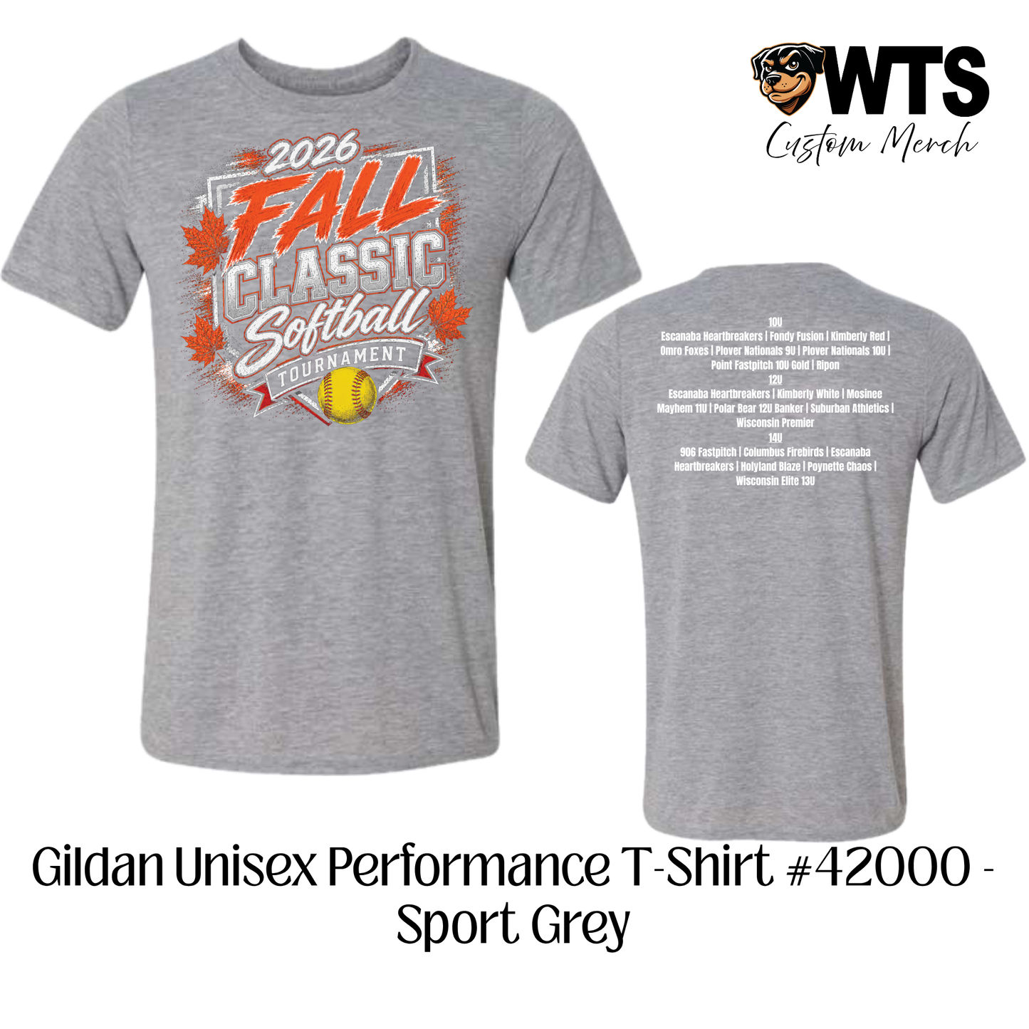 Fall Classic Performance Tournament Tee