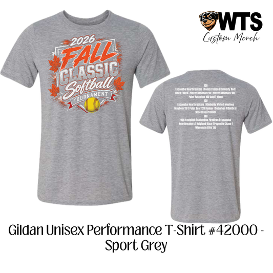 Fall Classic Performance Tournament Tee