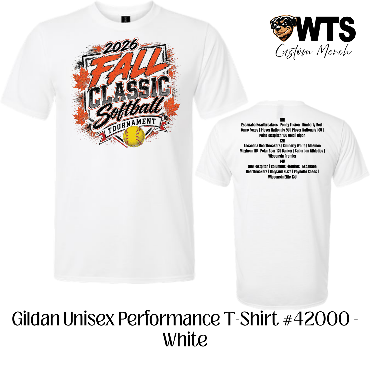 Fall Classic Performance Tournament Tee