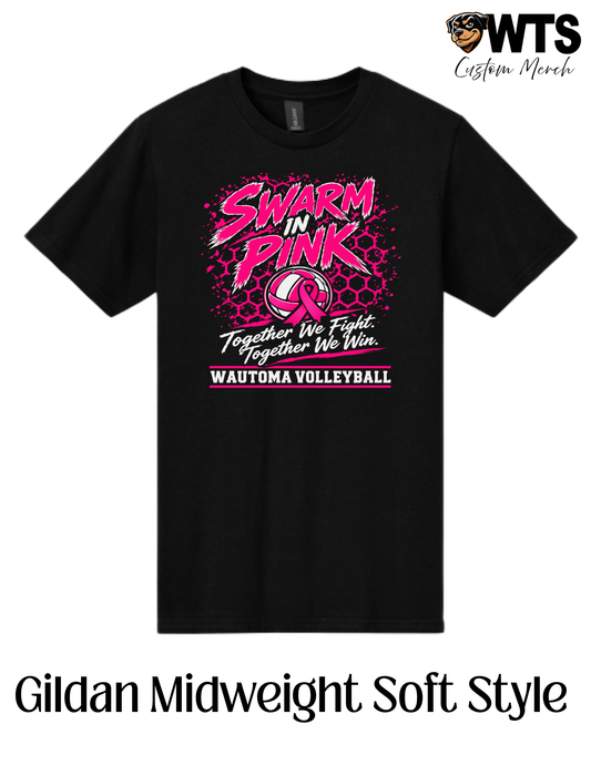 Wautoma Volleyball Gildan Midweight Tee