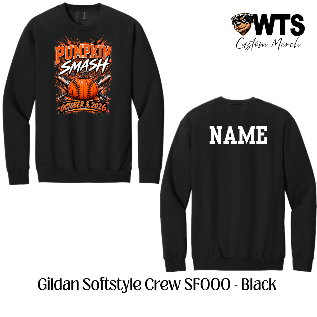Pumpkin Smash Crewneck Sweatshirt