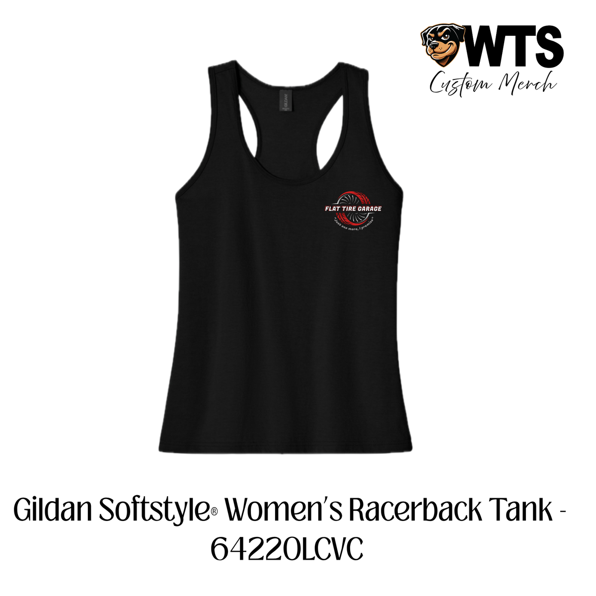 Flat Tire Garage Racerback Tank