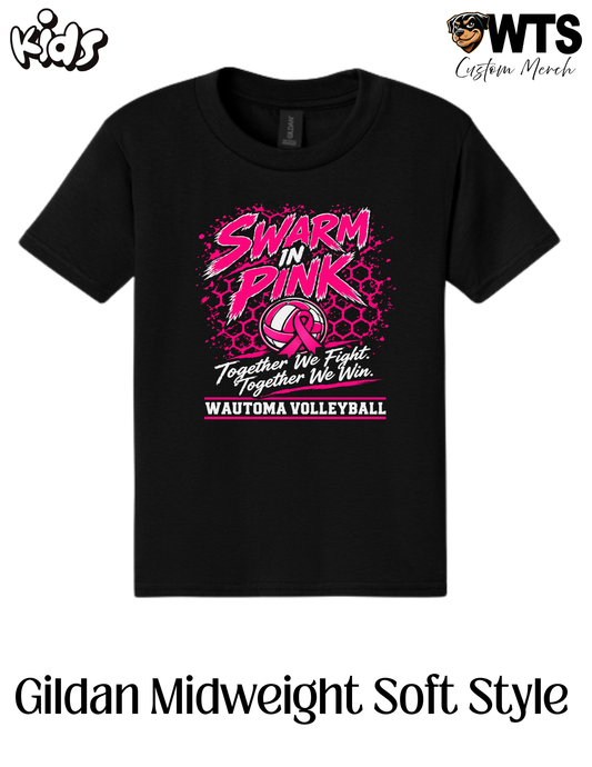 Wautoma Volleyball Gildan Midweight Youth Tee
