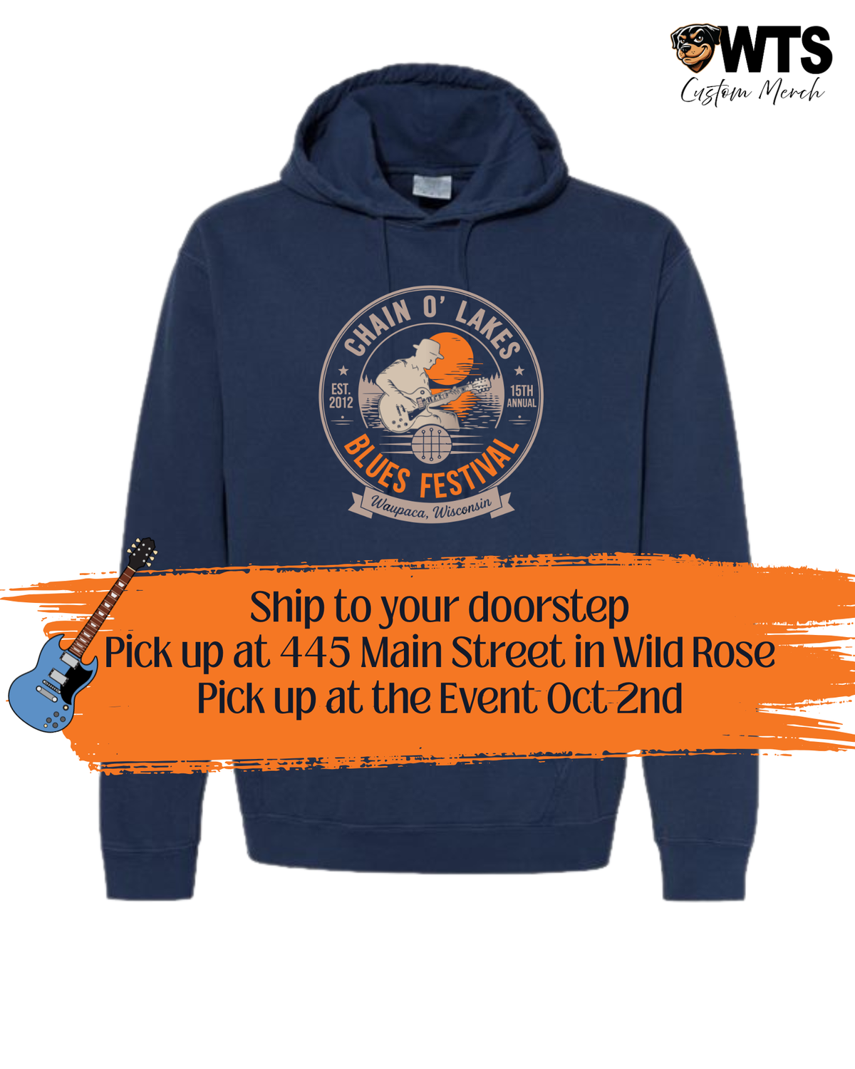Chain O' Lakes Blues Festival '26 Hoodie