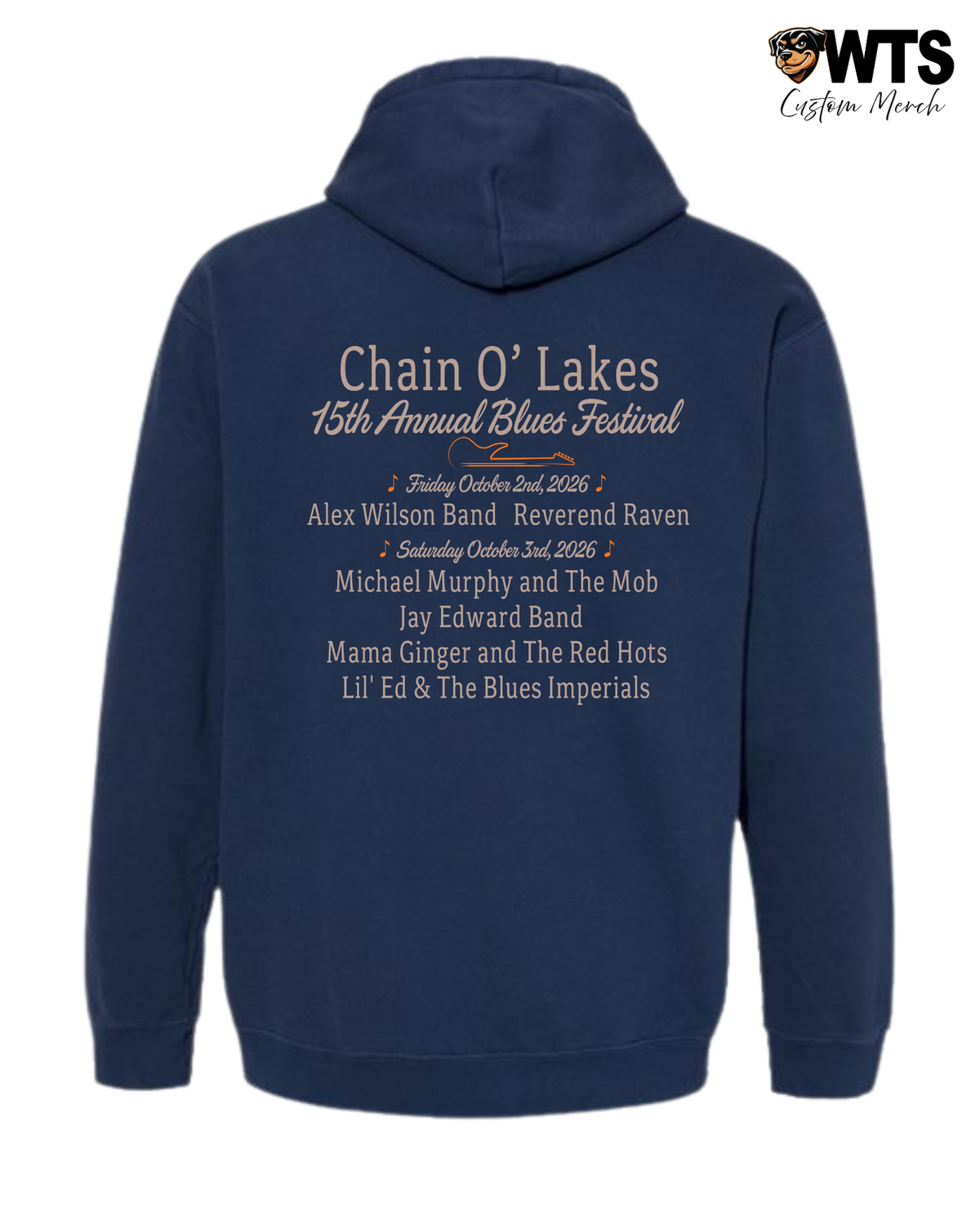 Chain O' Lakes Blues Festival '26 Hoodie
