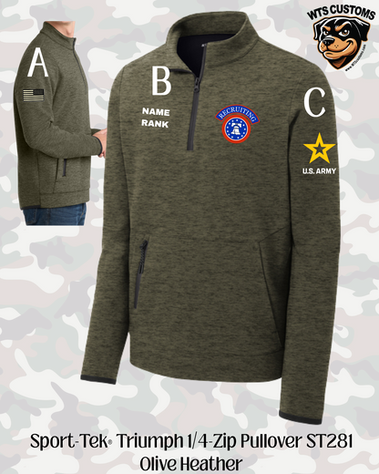 Recruiting Logo Sport-Tek® Triumph 1/4 Zip