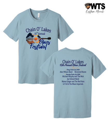 Blues Festival Sunset Graphic T-Shirt