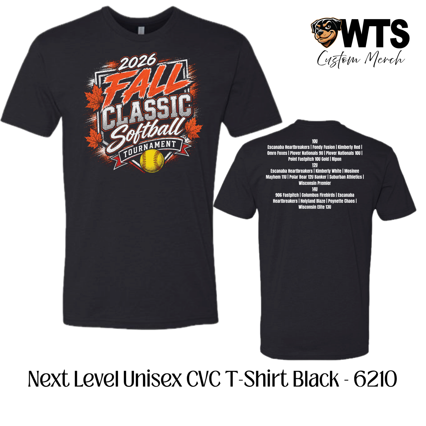 Fall Classic Next Level CVC Tournament Tee