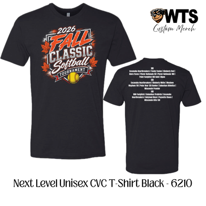 Fall Classic Next Level CVC Tournament Tee