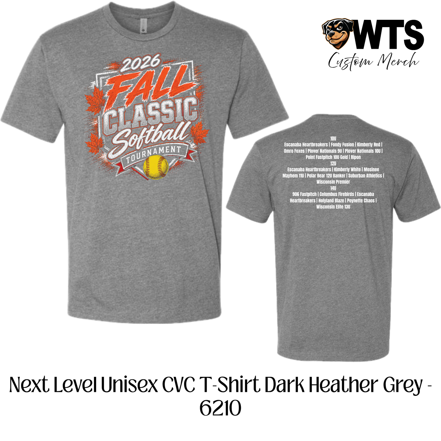 Fall Classic Next Level CVC Tournament Tee