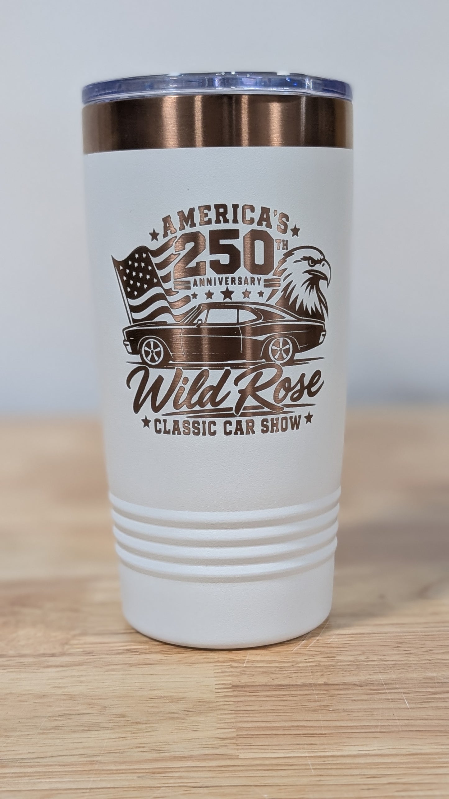 WR Classic Car Show 250th Laser Tumblers