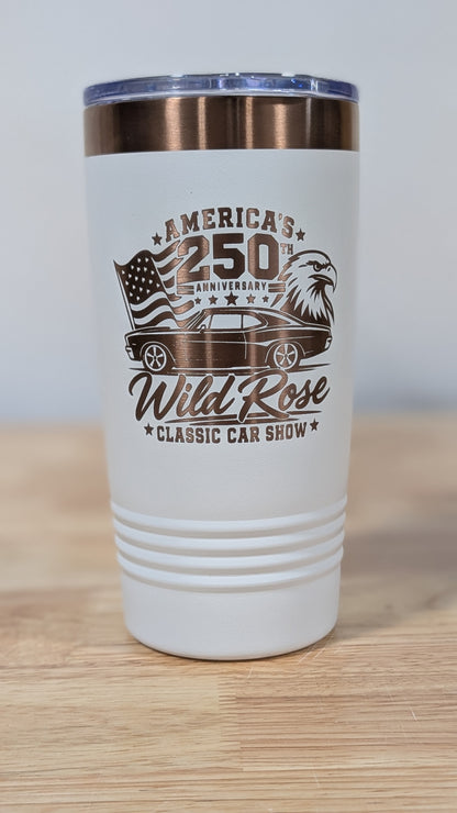 WR Classic Car Show 250th Laser Tumblers