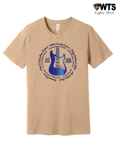 Blues Festival Artist Roster Graphic T-Shirt