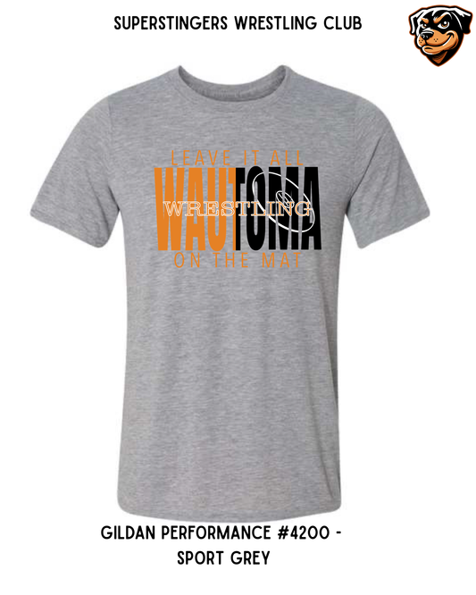 Super Stingers Leave it All on the Mat Youth Tee