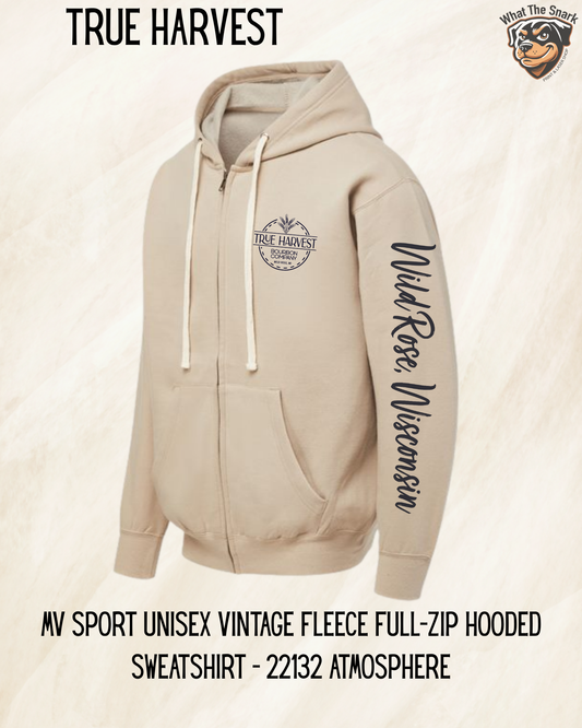 True Harvest Wild Rose Zip Up Hoodie
