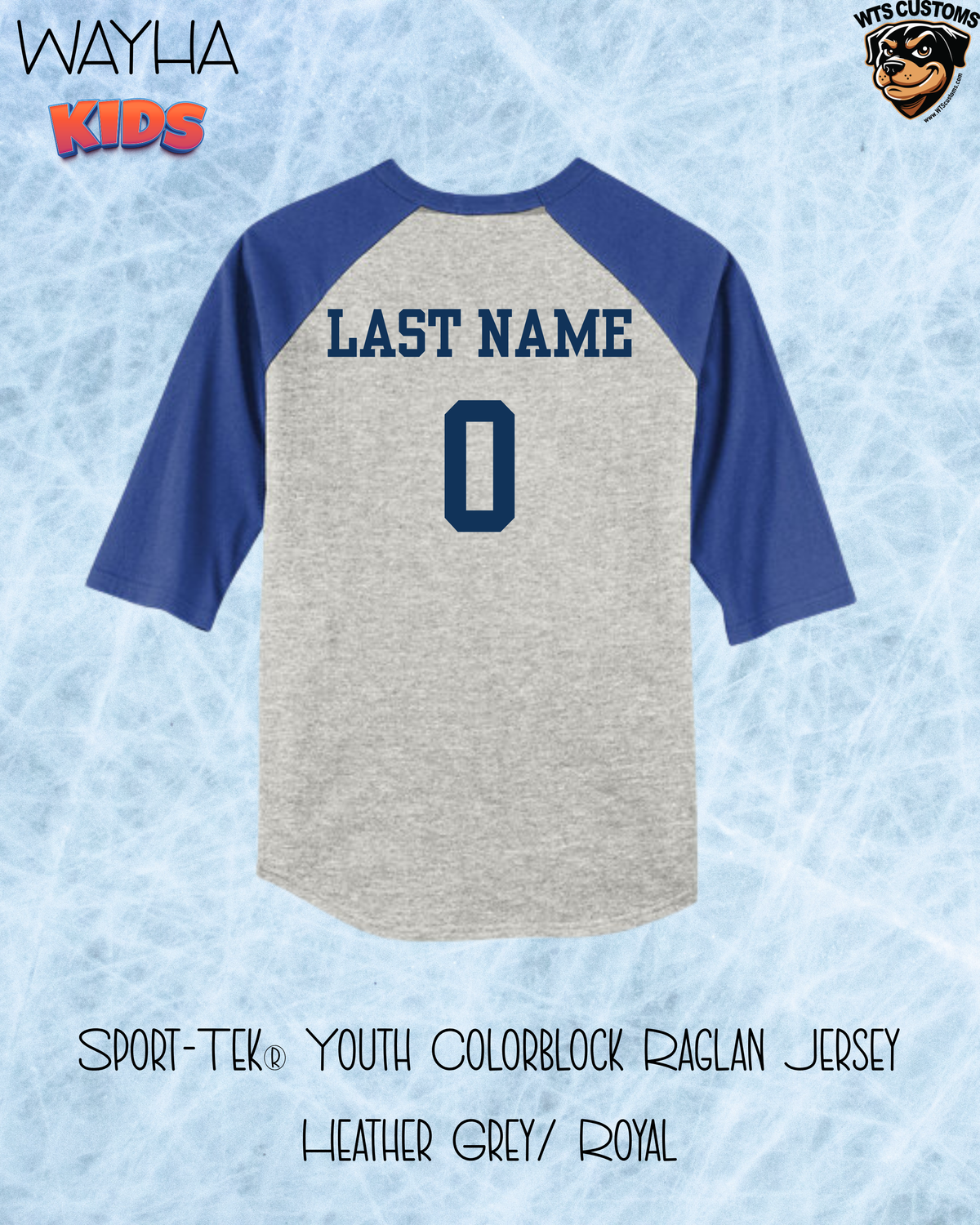 WAYHA Kids Raglan Jersey Tee