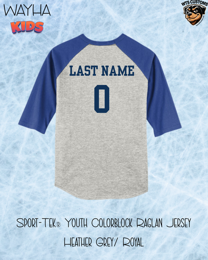 WAYHA Kids Raglan Jersey Tee