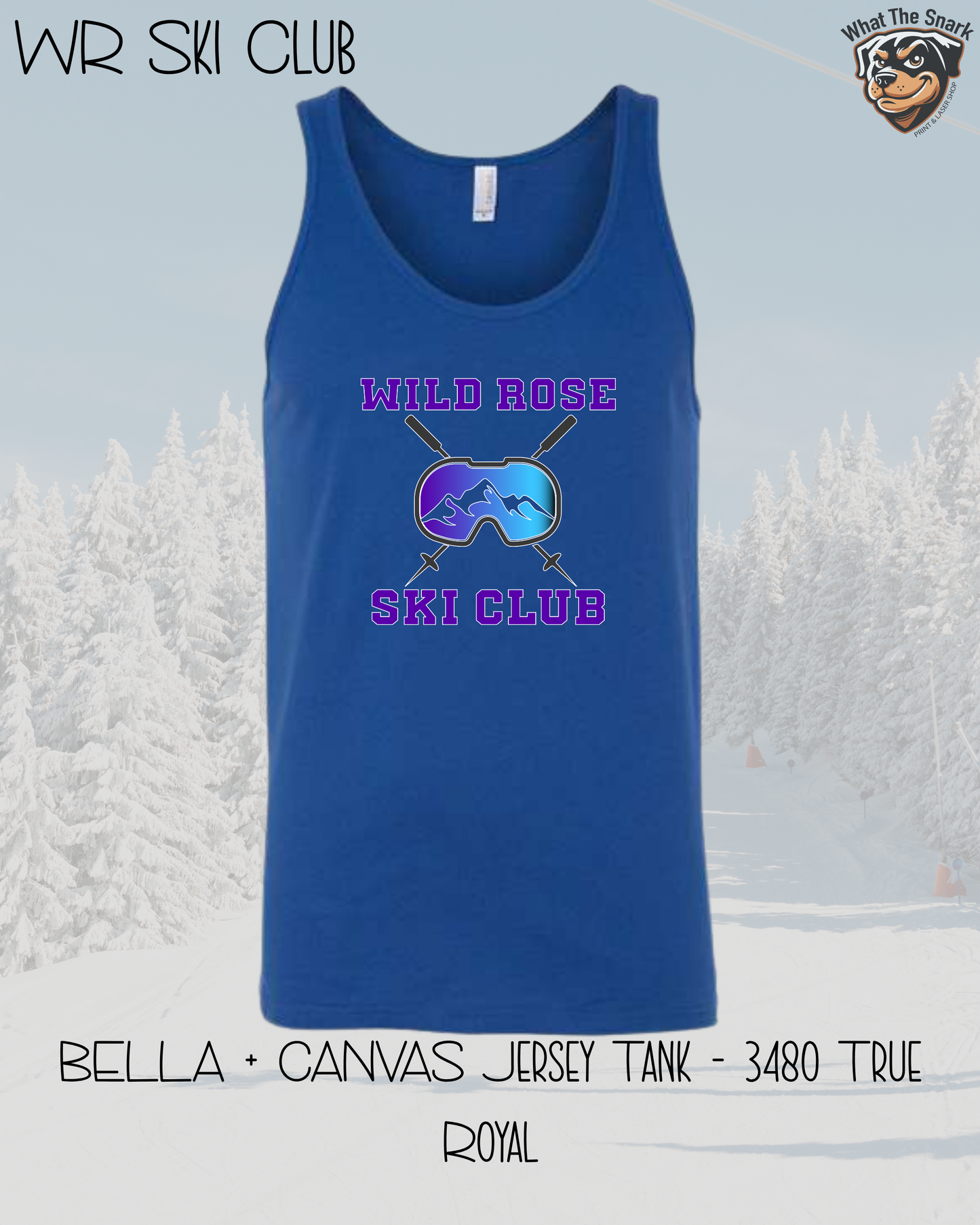 WR Ski Club Logo Unisex Tank