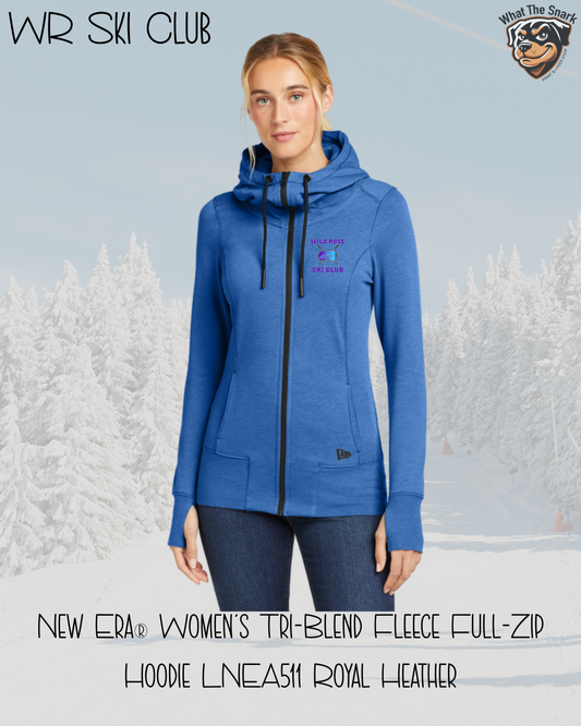 WR Ski Club Womens Full Zip Hoodie