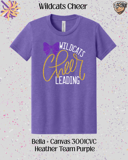 Wildcats Cheerleading Adult Tee