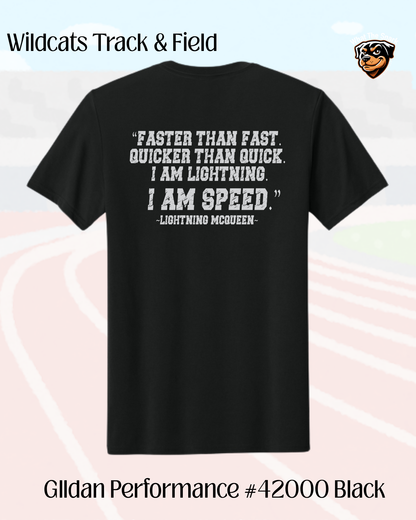 Wild Rose Track and Field Performance Tee