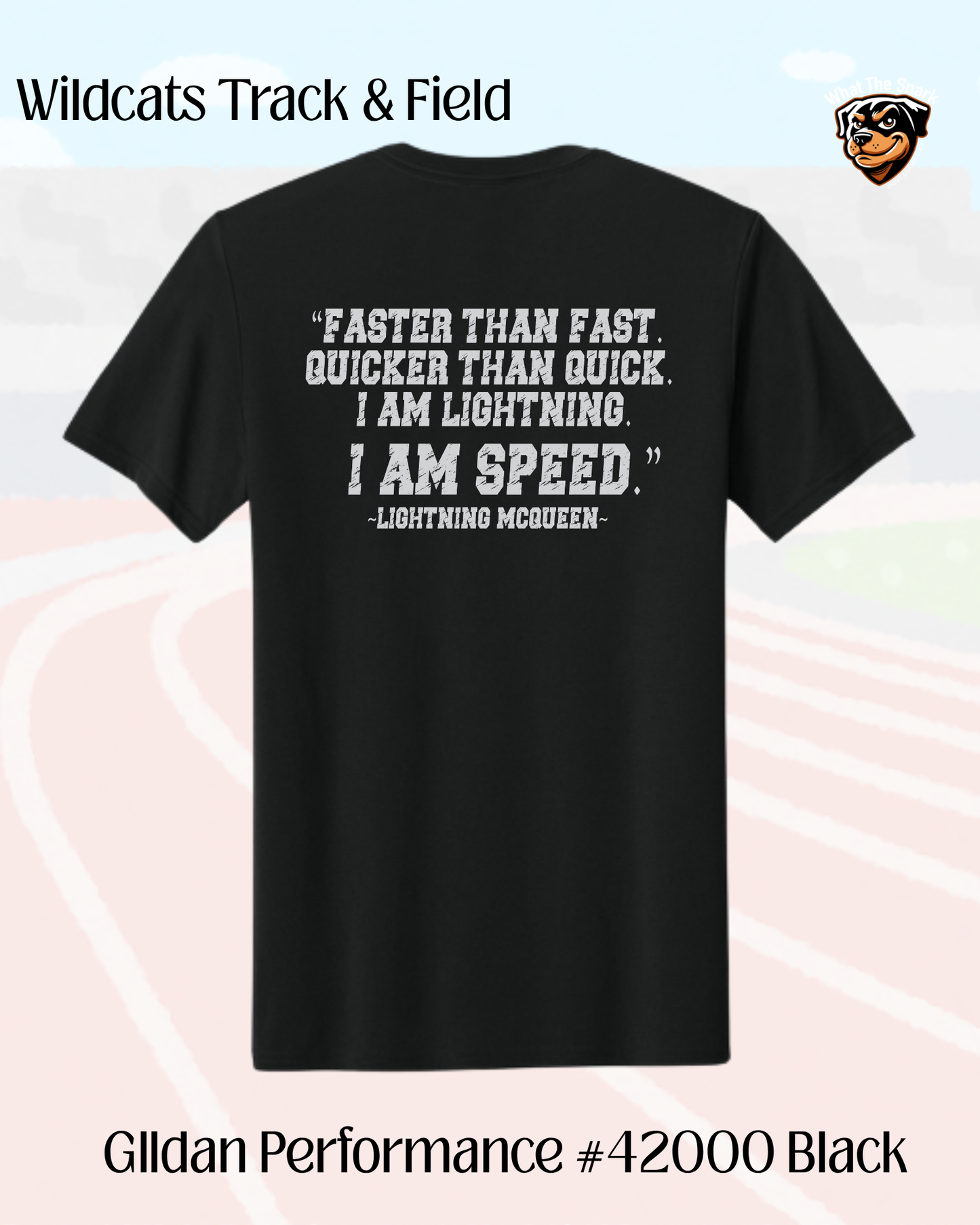 Wild Rose Track and Field Performance Tee Youth