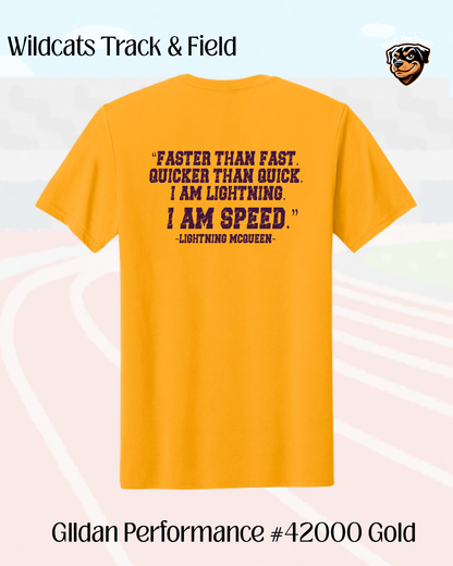 Wild Rose Track and Field Performance Tee
