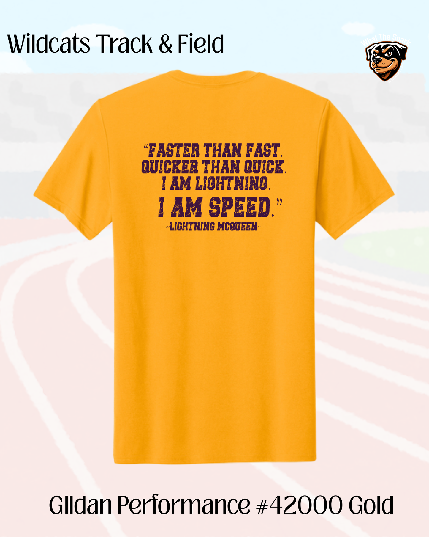 WR Run. Jump. Throw. Repeat Performance Tee