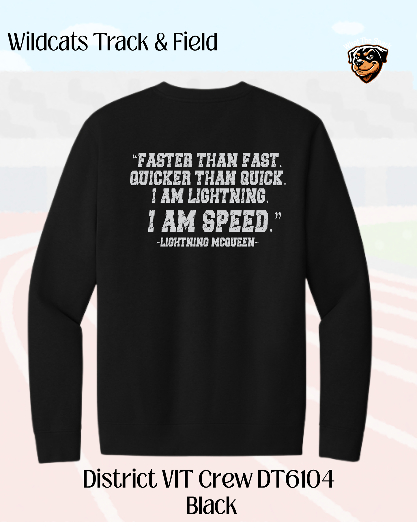 Wild Rose Track and Field Crew Neck Sweatshirt