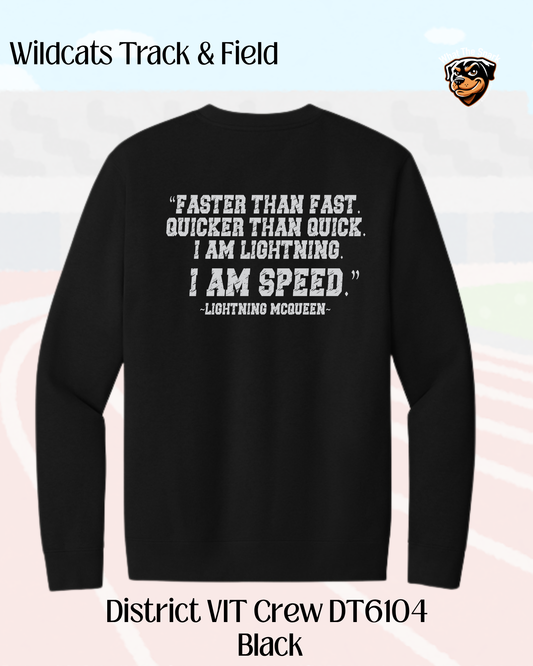 WR Run. Jump. Throw. Repeat Crew Neck Sweatshirt