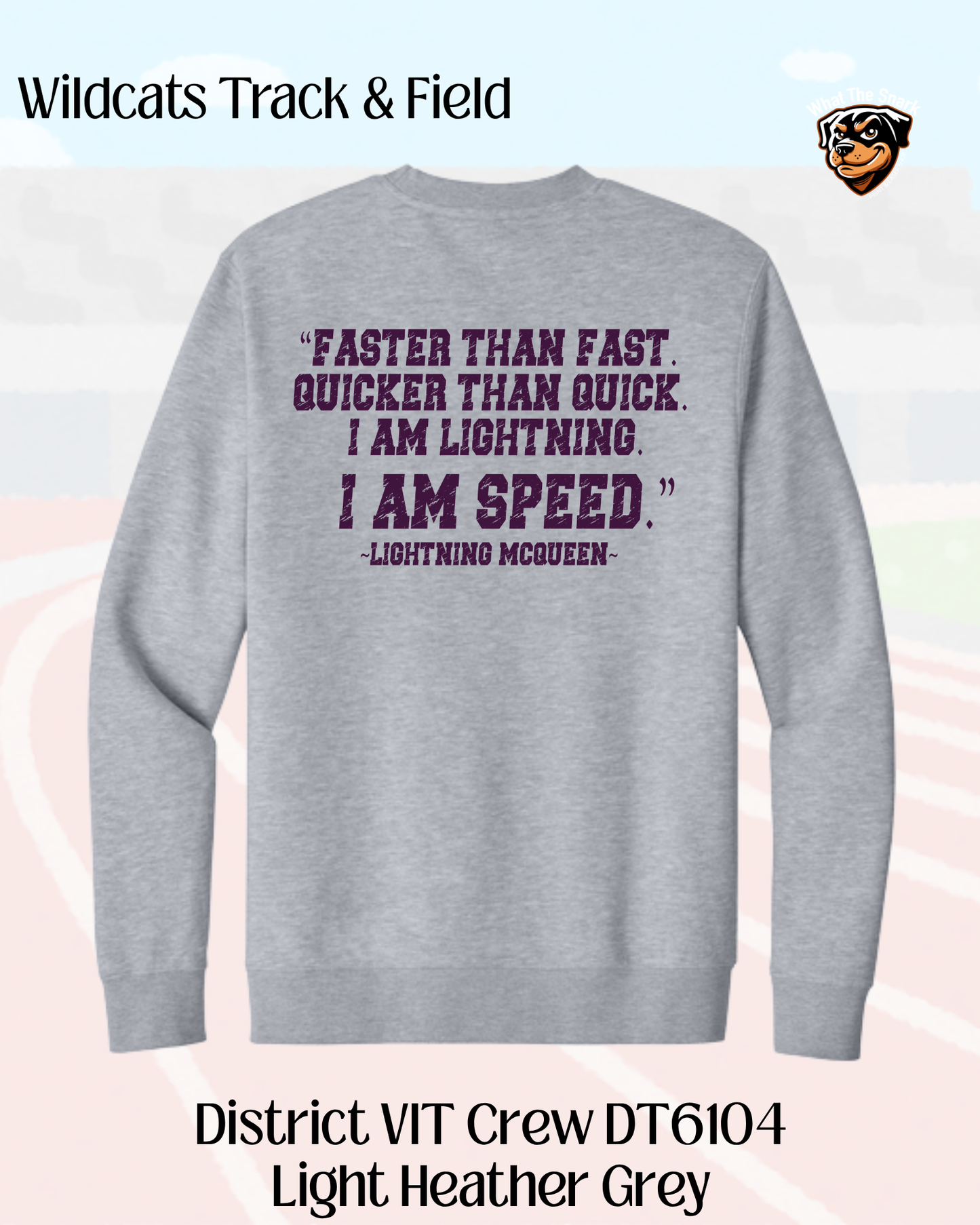 Wild Rose Track and Field Crew Neck Sweatshirt Youth