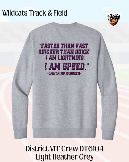 WR Run. Jump. Throw. Repeat Crew Neck Sweatshirt