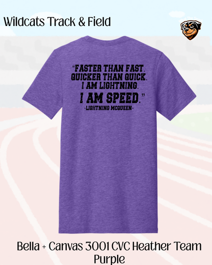 WR Run. Jump. Throw. Repeat.  Cotton Tee