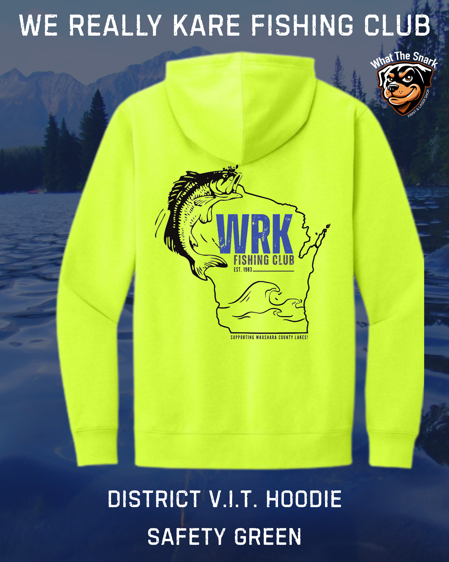 WRK District VIT Fleece Logo Hoodie