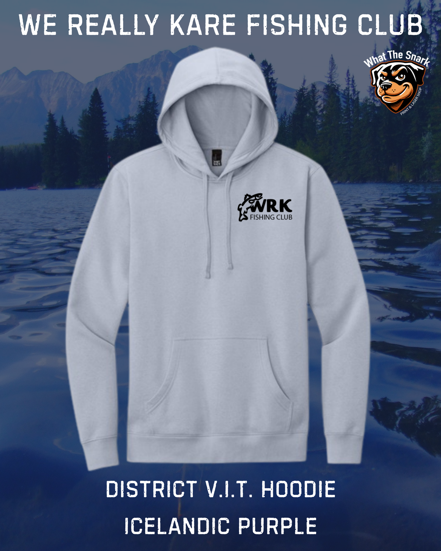 WRK District VIT Fleece Logo Hoodie